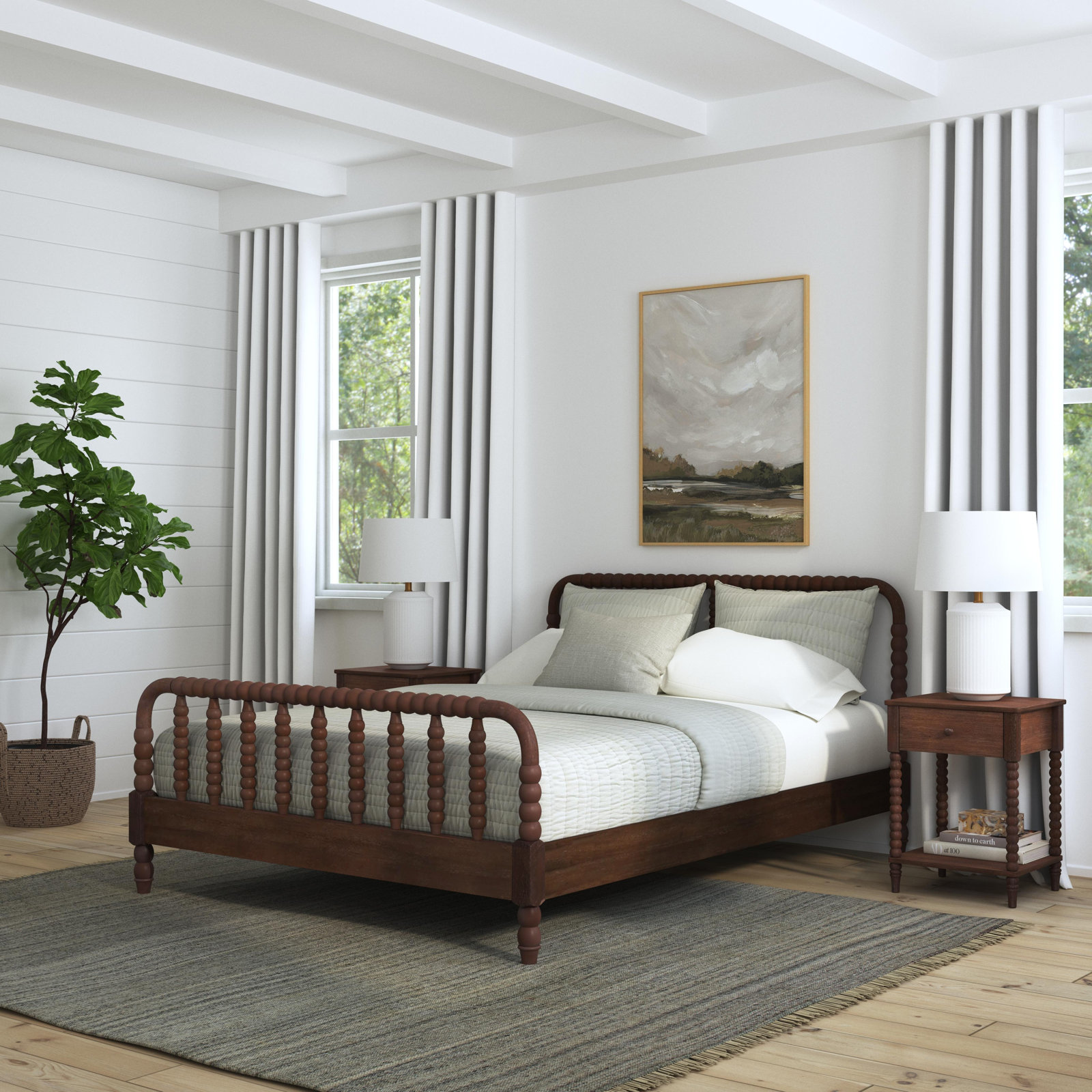 Benbrook Bedroom Set, Antique Coffee, Queen