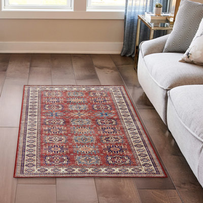 Wyatt & Ash Minot Machine Washable Imagine Printed Chenille Rugs 1-Piece