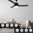  52" Smart Ceiling Fan with LED Lights, Wall Switch