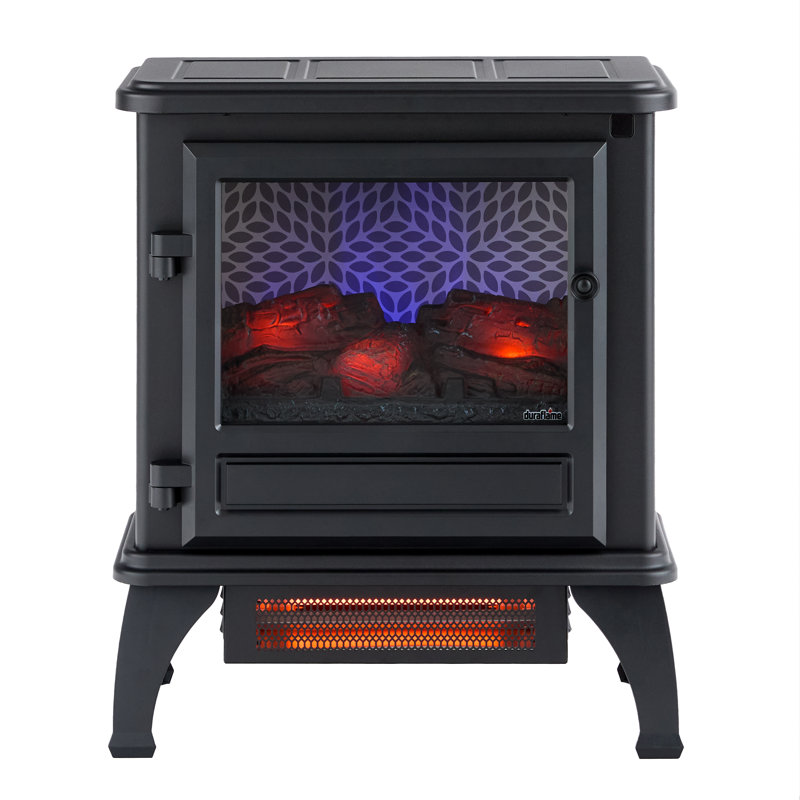 duraflame® Infrared Stove Heater with 3D Flame® Effect and Remote, Black