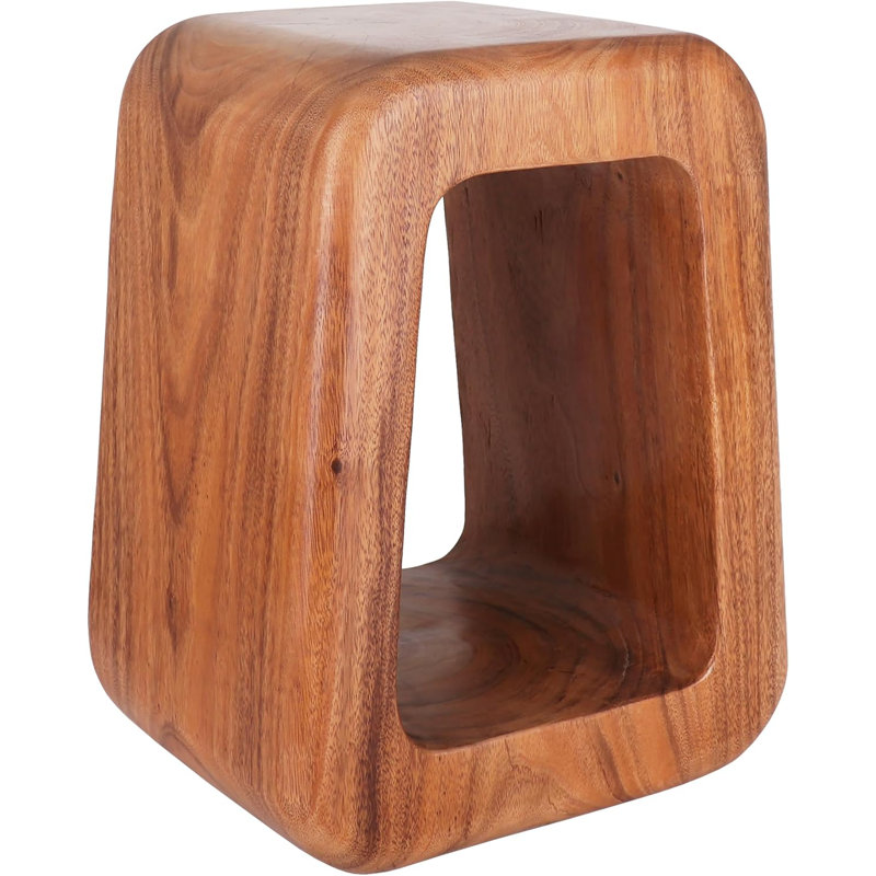 Wooden End Table - Unique Wooden Side Table - Mid Century Side Table - Saur Wood Side Table - Small Accent Table - Mid Century Modern Side Table