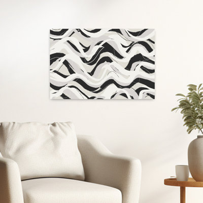 Contemporary Art Abstract Minimalist Art by Treechild - Wrapped Canvas Print