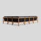 Haven Teak 8 - Person Modular Patio Conversation Sets with Cushions