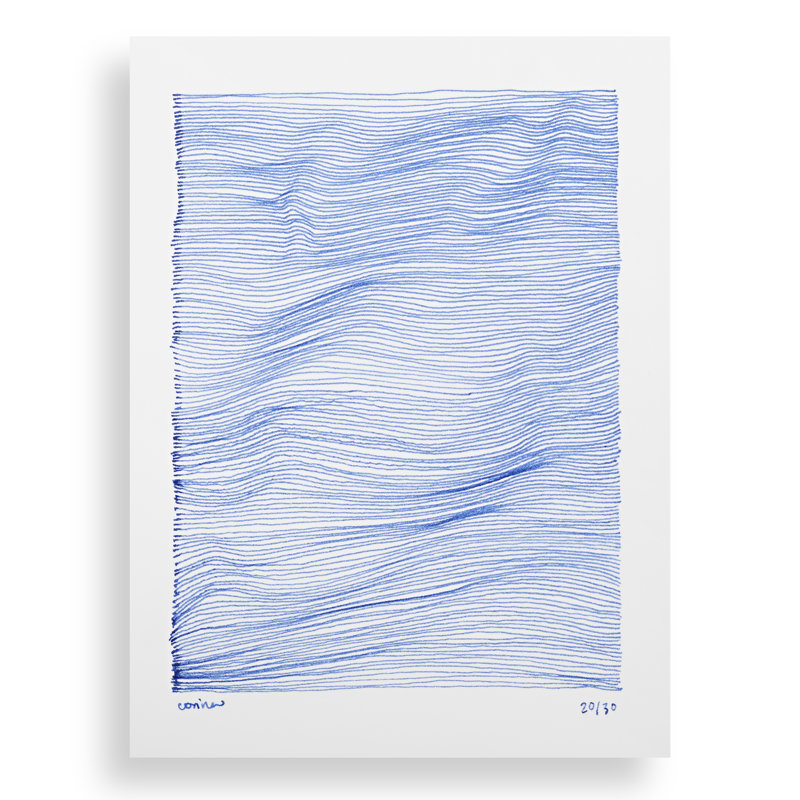 Quarantine Blues 1 Print by Corina Ocanto