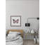 Papillon rose et noir-impression encadrée-26196347