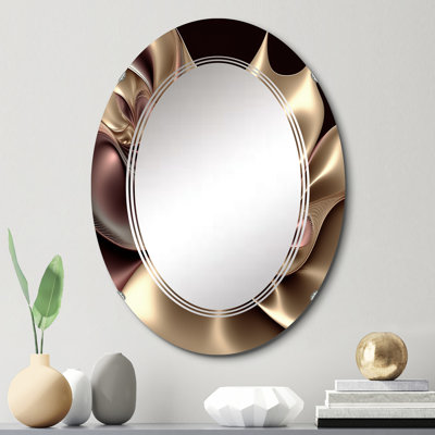 Hamiltonas - Miroir mural moderne ovale