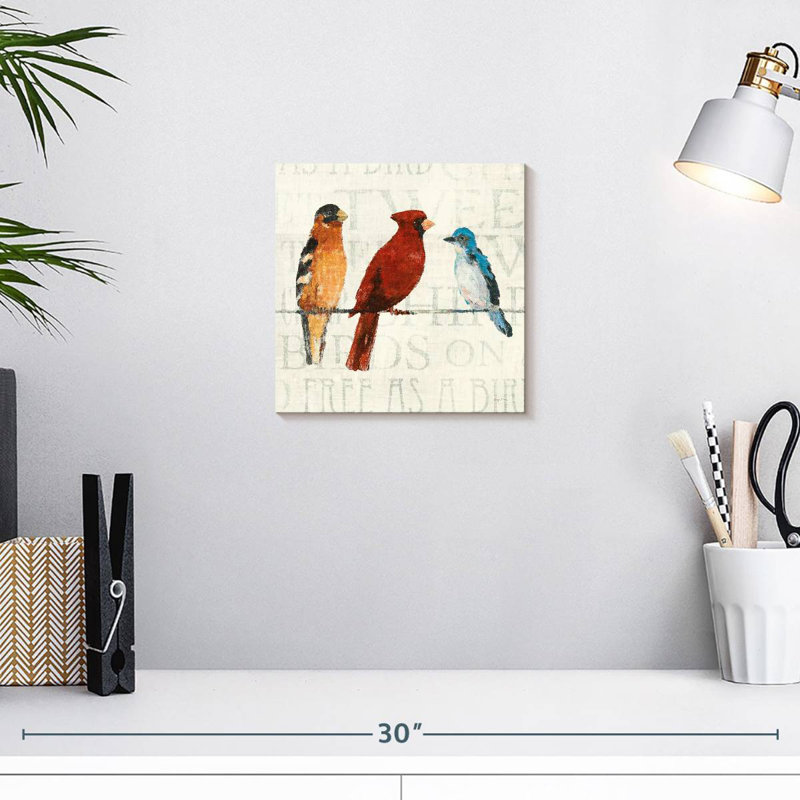 Brampt The Usual Suspects Bird Line I, 10'' H x 10'' W