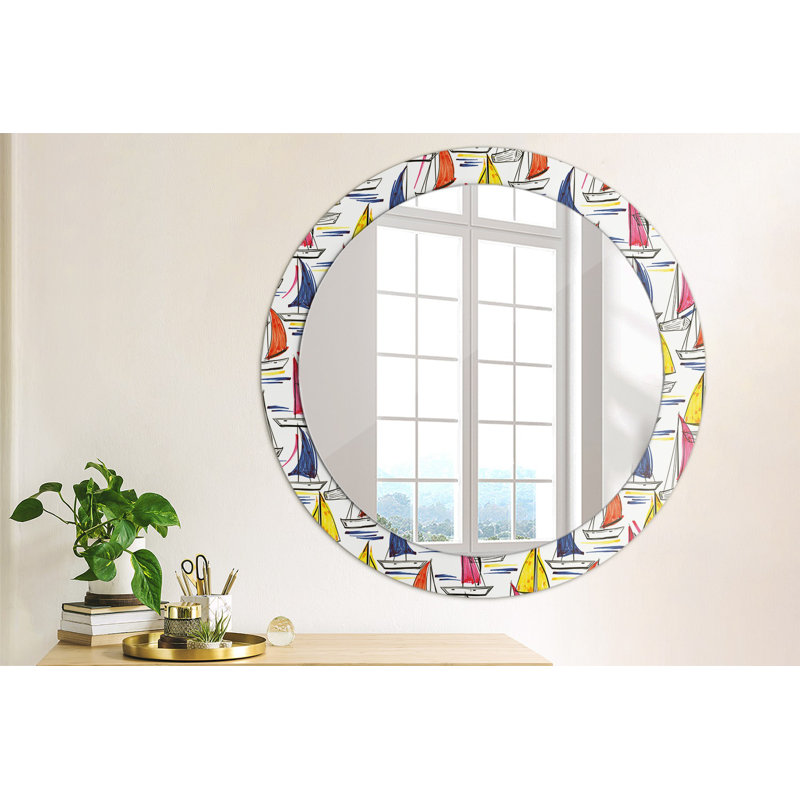 Huldar Glass Flat Wall Mirror