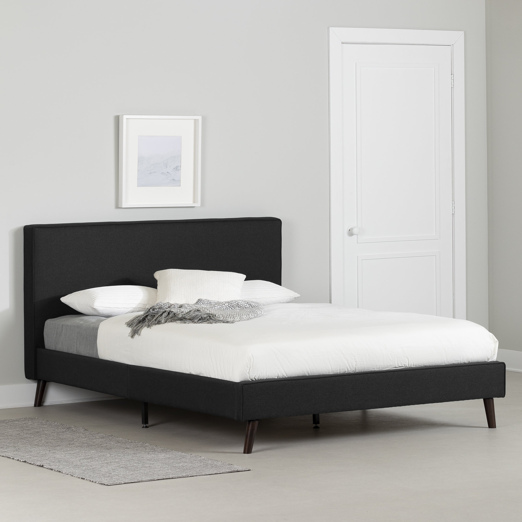 South Shore Queen Platform Bed - Wayfair Canada