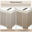 Structure de lit plateforme en bois massif avec tête de lit, aucun sommier nécessaire, lit sur pied, assemblage facile, très grand lit, beige-1552302151-1552302146
