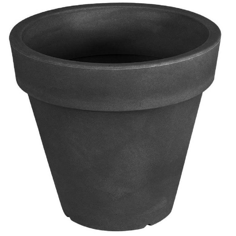 PEGASUS Conical Pot   Diameter, 46cm H x 50cm W x 50cm D, Anthracite
