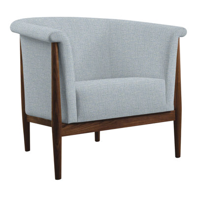 Fauteuil demi-tonneau l 34,5 po Walnut Grove