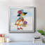 Groovy Duck and Sky - peinture sur toile encadrée-1025999988-1025999989