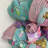 Chivan Simply Blessed Watering Can Spring Wreath Turquoise and Pink