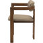 Fauteuil de salle à manger en cuir végétalien Cowles-1898839964-1939418452