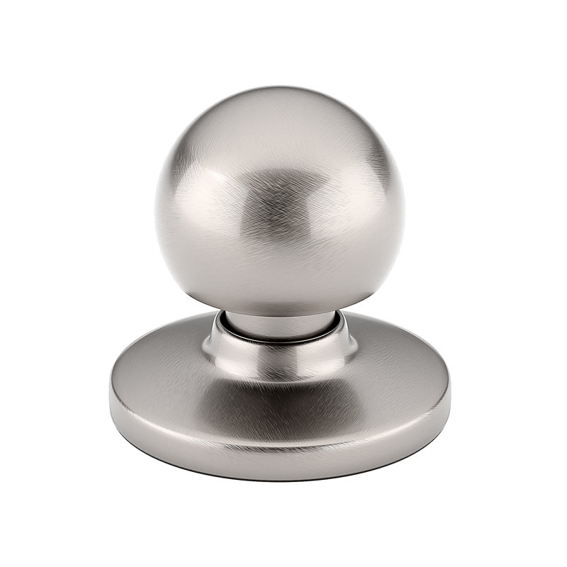 Expression 1 1/4" Diameter Mushroom Knob, Brushed Nickel