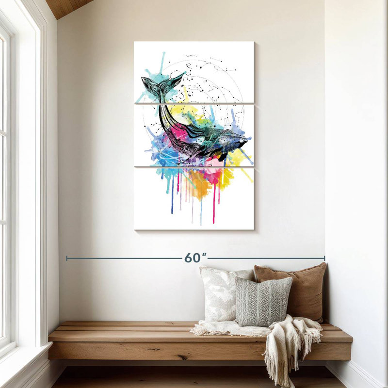 Brampt Whale, 45" H x 28" W