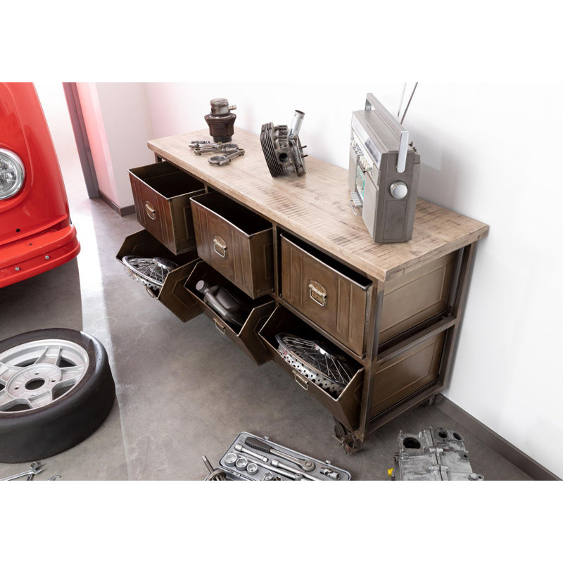 Heavy Industry 150cm Sideboard, Brown