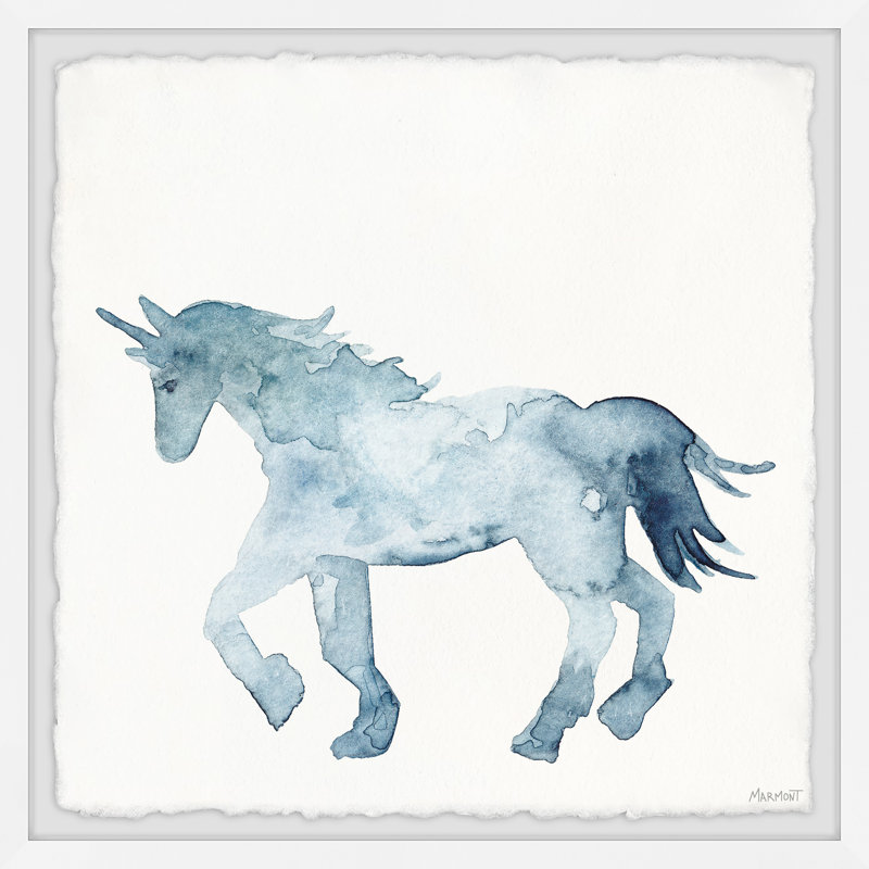 Drew Unicorn Legend, ensemble de 3 œuvres d'art encadrées, H 32 po x L 32 po x l 1,5 po
