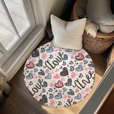Tapis tressé Heartfelt