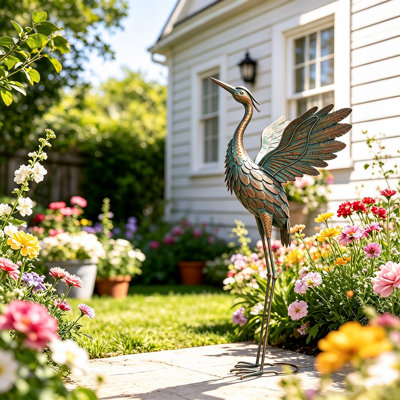Analiesa Weather Resistant Metal Garden Statue
