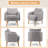 Sherpa Accent Chair Modern Living Room Chair with Seat Cushion-2025680975