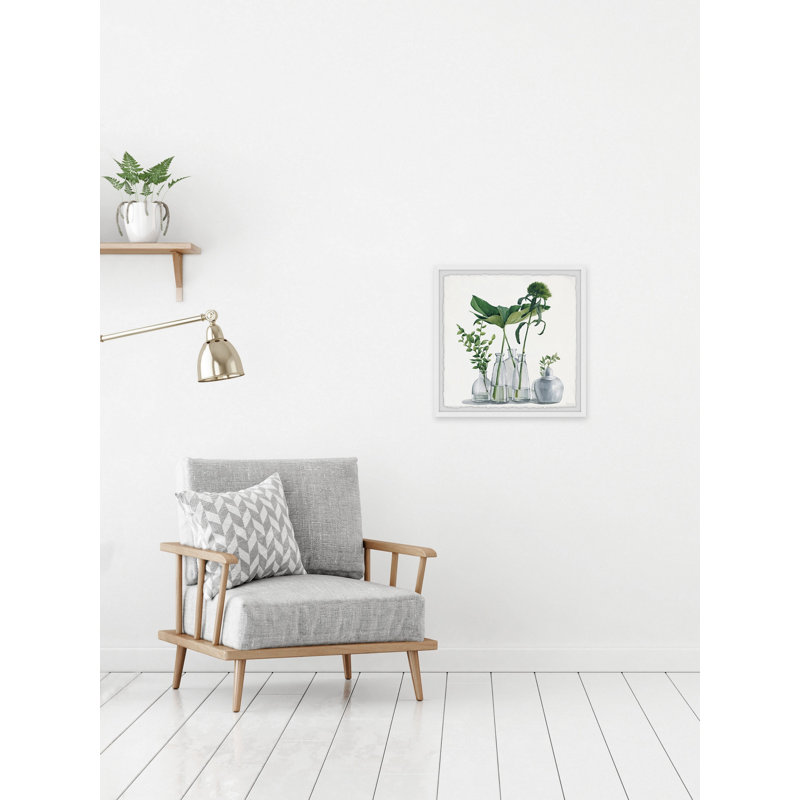 Clear Greens by Parvez Taj - Single Picture Frame Painting, 61cm H x 61cm W