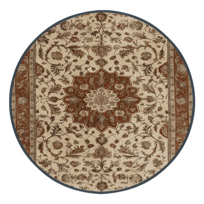 Tapis brun lavable à la machine