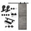 Porte de grange en bois avec quincaillerie d'installation - hauteur de 84 po-79201166-79201173
