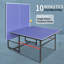 Ensemble de table de ping-pong pliable et portatif de 8 pieds de taille moyenne pour jeux de table d'intérieur avec filet