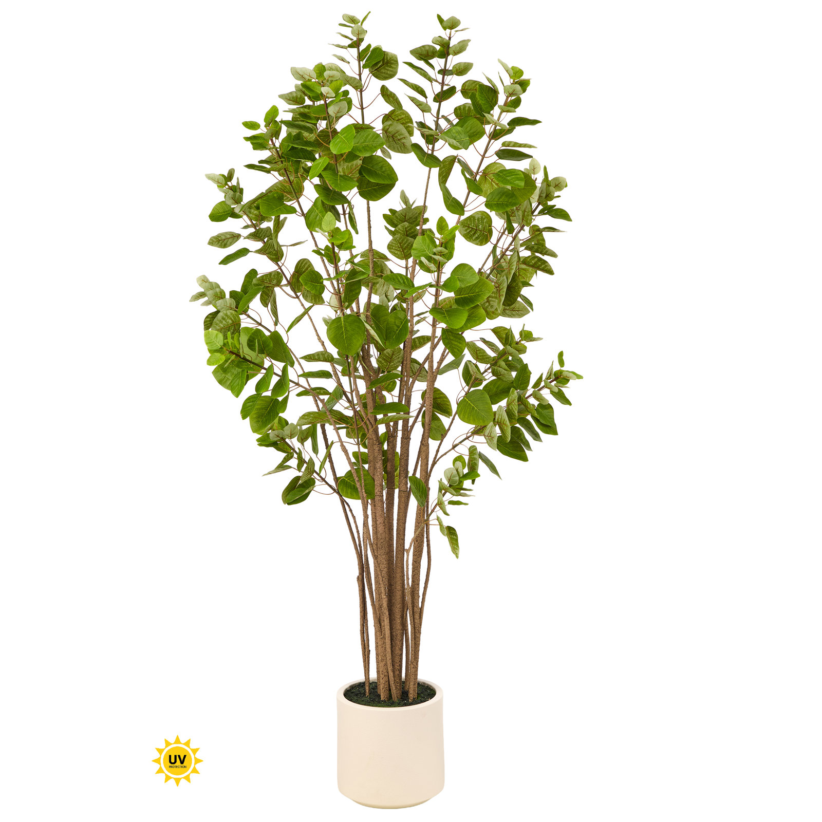 4' UV Potted Smoke Tree, 60 in x 22 in
