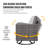 Lithzy Premium All-Weather Wicker 2 - Person Patio Conversation Set with Cushions-705646863