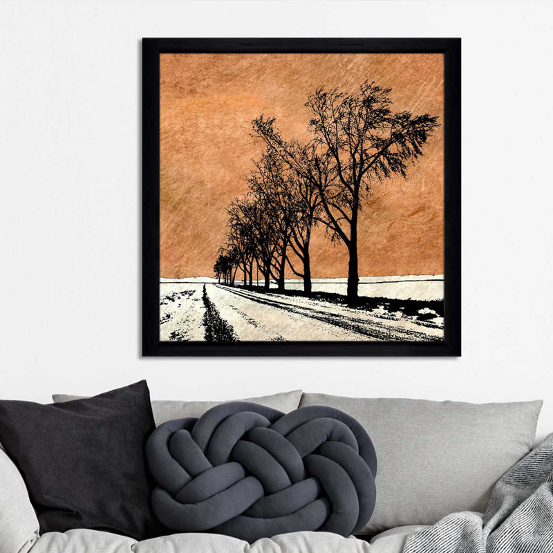 «Minimalist Dream», reproduction, H 25,5 po x l 25,5 po x P 1 po, Cadre noir