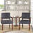 Soave 32.6'' Tall Velvet Accent Chairs Sets for Living Room, Accent Armchair with End Table-2096779230