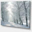 «Winter Road Backlit my Morning Sun», reproduction de photo-2044326578-2044326583