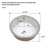 15.75"X15.75" Ceramic Round Undermount Bathroom Sink With Overflow