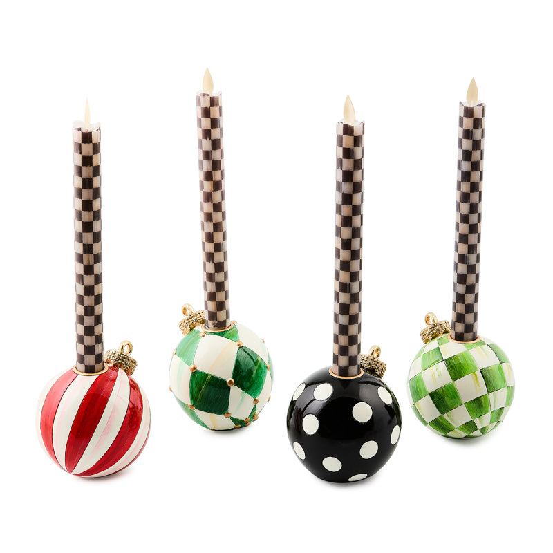 Check It Out Ornament Candle Holders