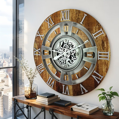 Horloge murale 36 "surdimensionnée pour le salon