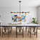 Kason Modern 7-Lights linear globe chandelier