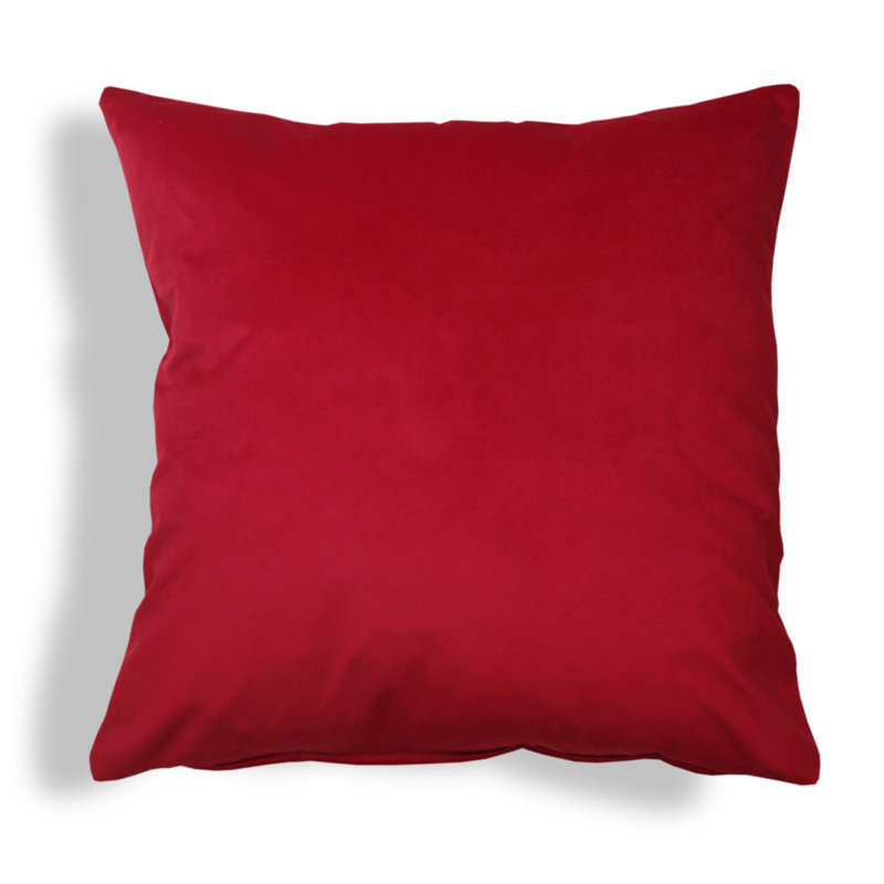 Neida Square Cushion, Scarlet
