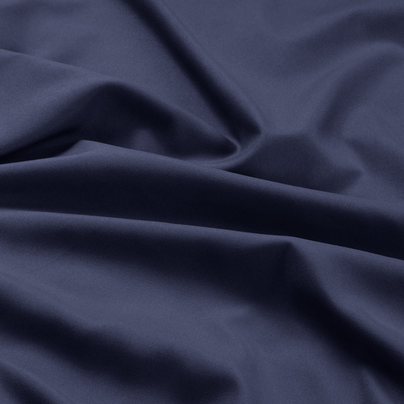 Luxury 4-Piece Microfiber Duvet Cover Complete Set, Super King Duvet Cover + 3 Additional Pieces, Navy