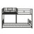 Kelvisha L-Shaped Metal Twin Over Full Size Bunk Bed-106342078
