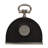 Roman Numeral Metal Electric Tabletop Clock in Black/Brown