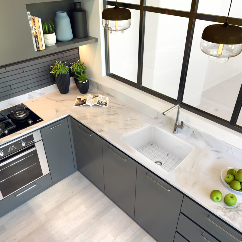Cape 27'' L Single Basin Kitchen Sink