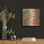 Art mural en métal luxueux «Autumn Leaves In Sunlight» par r3darch0n, 36 po x 36 po-106416891