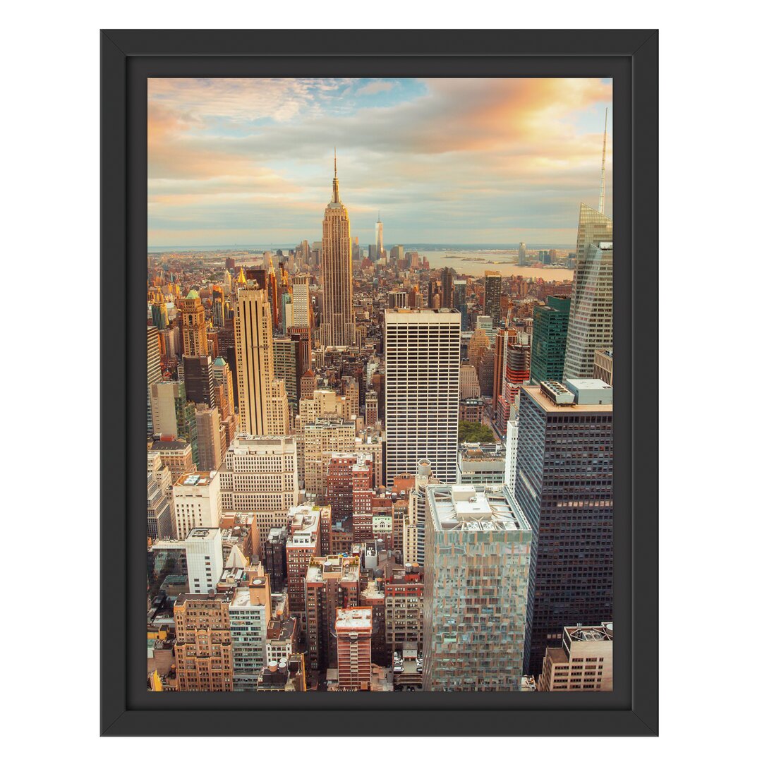 Gerahmtes Wandbild New York Skyline