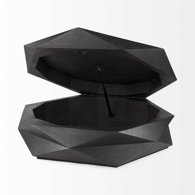 Table basse 48 po Gracie Mills, Black