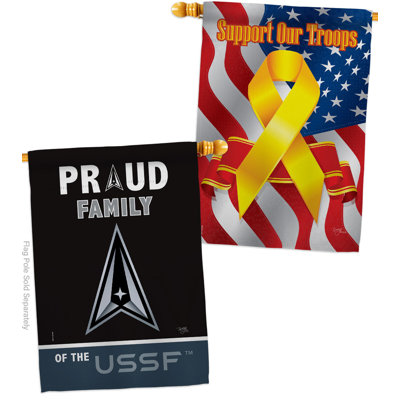 Decorative House Decoration Yard Banner 2-Sided Polyester/Polyester Blend 40 x 28 in. House Flag
