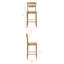 Tabouret de bar en chêne Jax-123259869-123259870