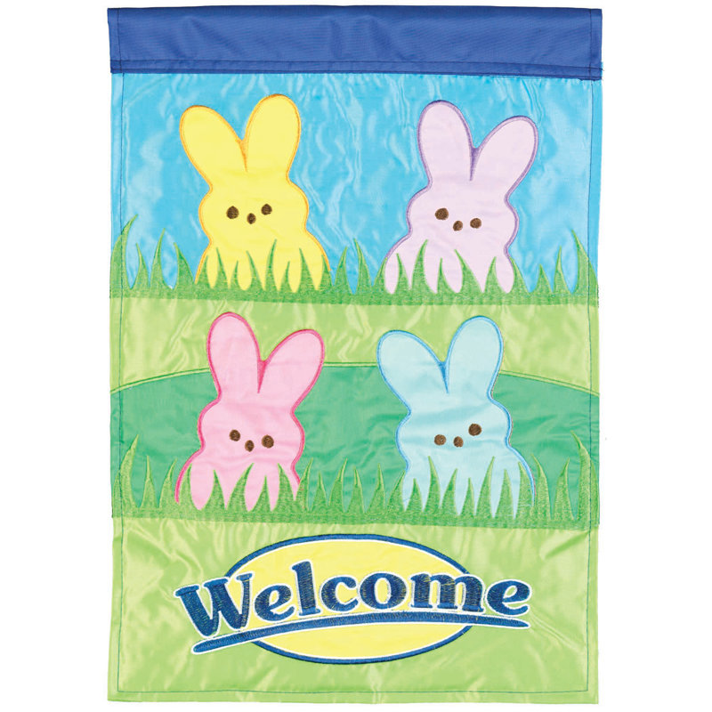 Drapeau de maison en polyester 2 faces Cyre, 18 po x 13 po